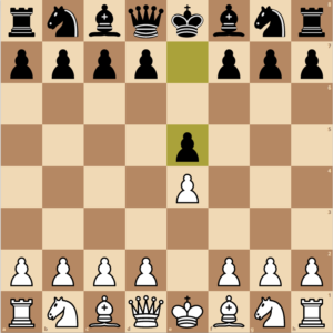Black copied white's initial move