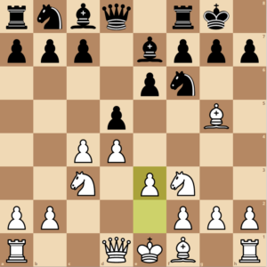 White plays e3 in the Queen's Gambit Declined
