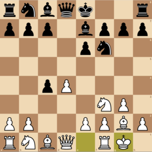 White castles kingside