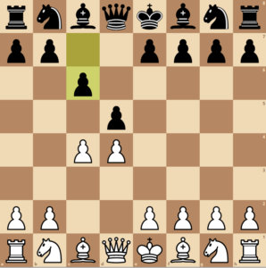 Black has played c6